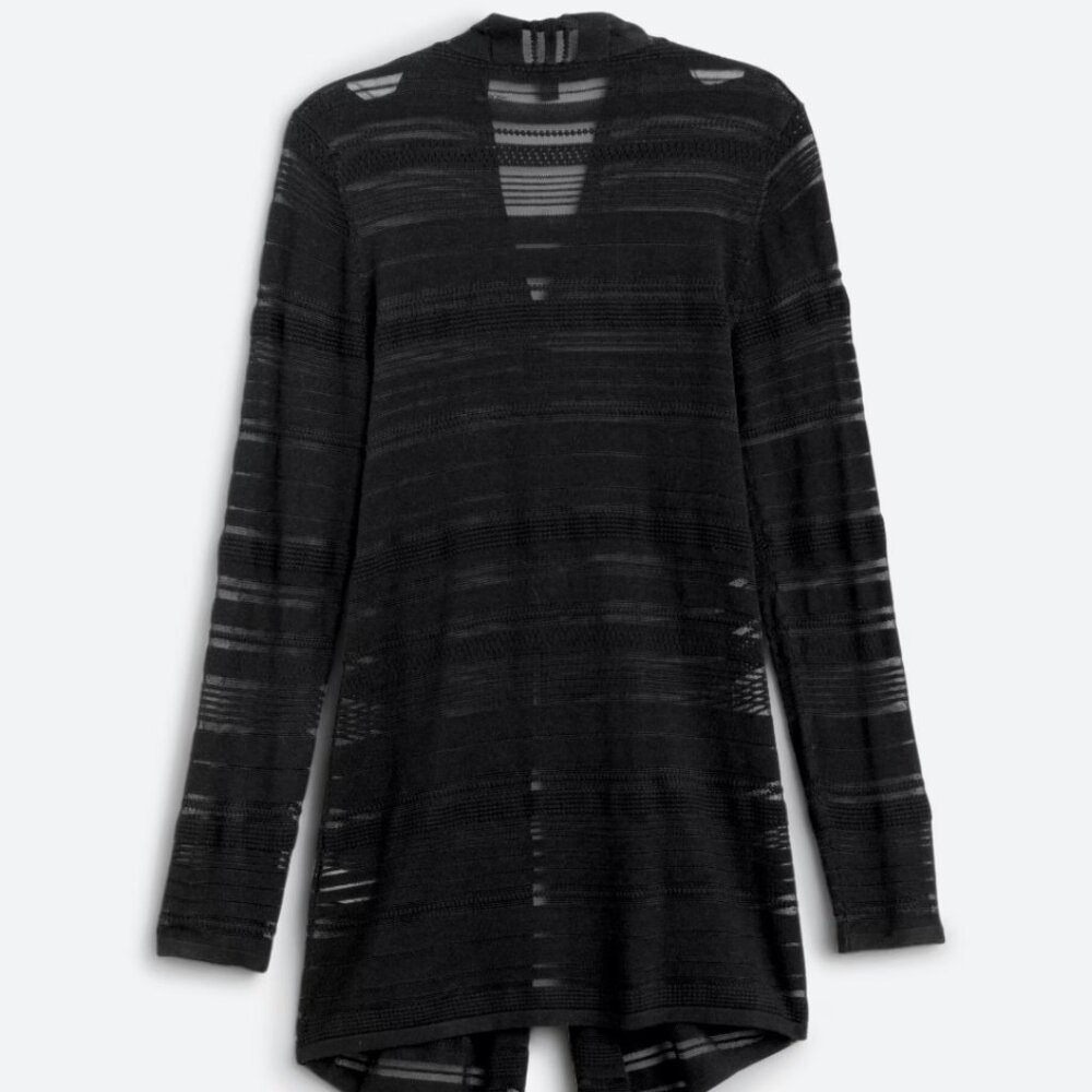 41 Hawthorn Etelan Variegated Pointelle Stitch Open Cardigan